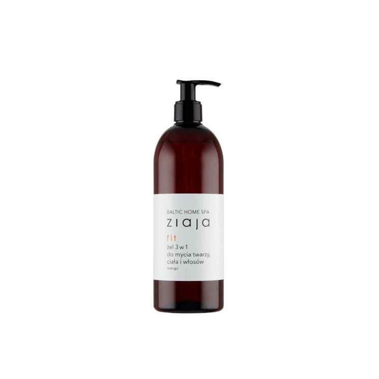 Ziaja Baltic Home Spa Fit Żel 3w1 do mycia twarzy, ciała i włosów 500 ml