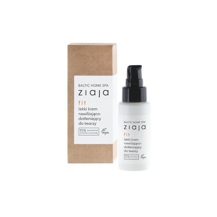 Легкий зволожувальний та кисневий крем для обличчя Ziaja Baltic Home Spa Fit 50 мл