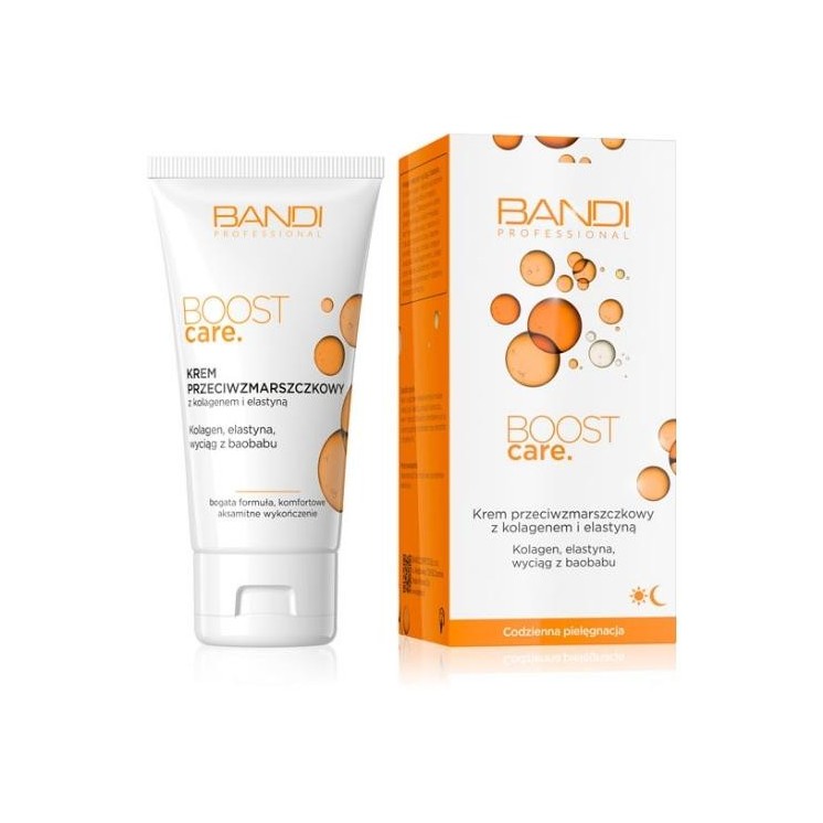 Bandi Boost Care Krem przeciwzmarszczkowy z kolagenem i elastyną 50 ml