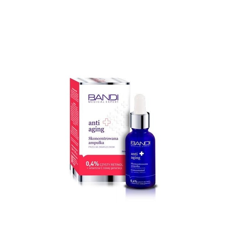 Bandi Medical Expert Anti Aging skoncentrowana Ampułka przeciw zmarszczkom 0,4 % retinol 30 ml
