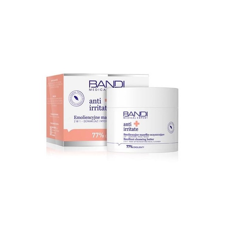 Bandi Medical Expert Anti Irritate emoliencyjne Masełko oczyszczające 2w1 do demakijażu i mycia twarzy 90 ml