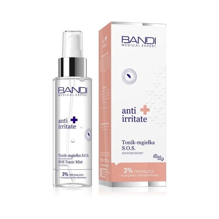 Bandi Medical Expert Anti Irritate Tonik-mgiełka do twarzy S.O.S mikrobiomowy 100 ml