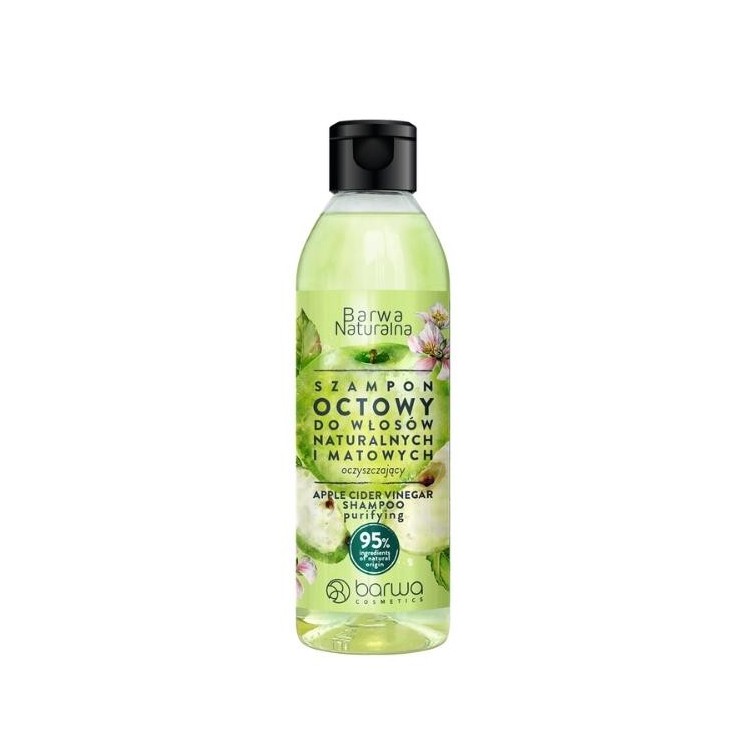 Barwa Naturalna oczyszczający Szampon do włosów Octowy 300 ml
