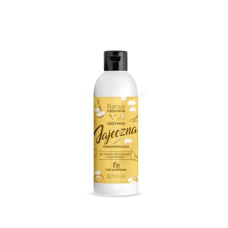 Barwa Naturalna odbudowująca Odżywka do włosów Jajeczna 200 ml