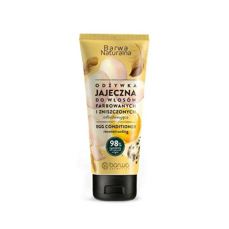 Barwa Naturalna odbudowująca Odżywka do włosów Jajeczna w tubie 200 ml