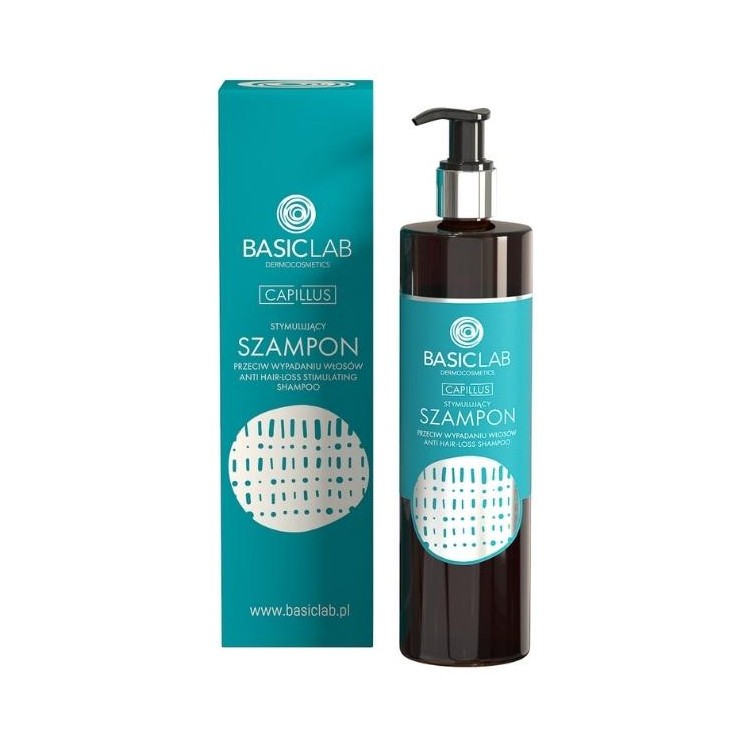 BasicLab Capillus Szampon stymulujący przeciw wypadaniu włosów 300 ml