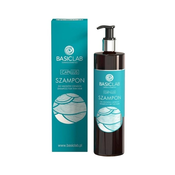 BasicLab Capillus Szampon do włosów Cienkich 300 ml