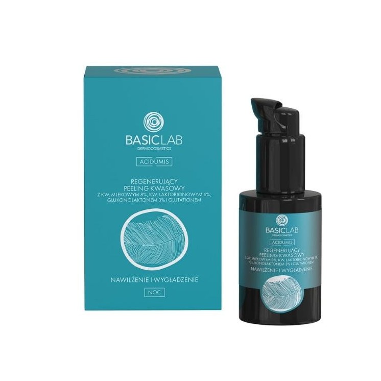 BasicLab Acidumis regenerujący Peeling kwasowy nawilżenie i wygładzenie 30 ml