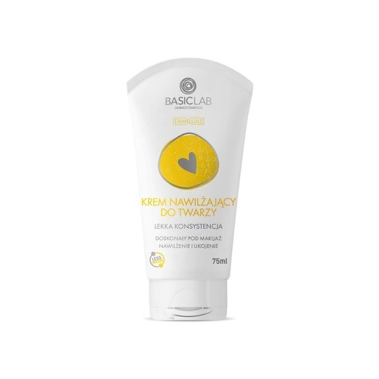 BasicLab Famillias Moisturizing face cream Light texture 75 ml
