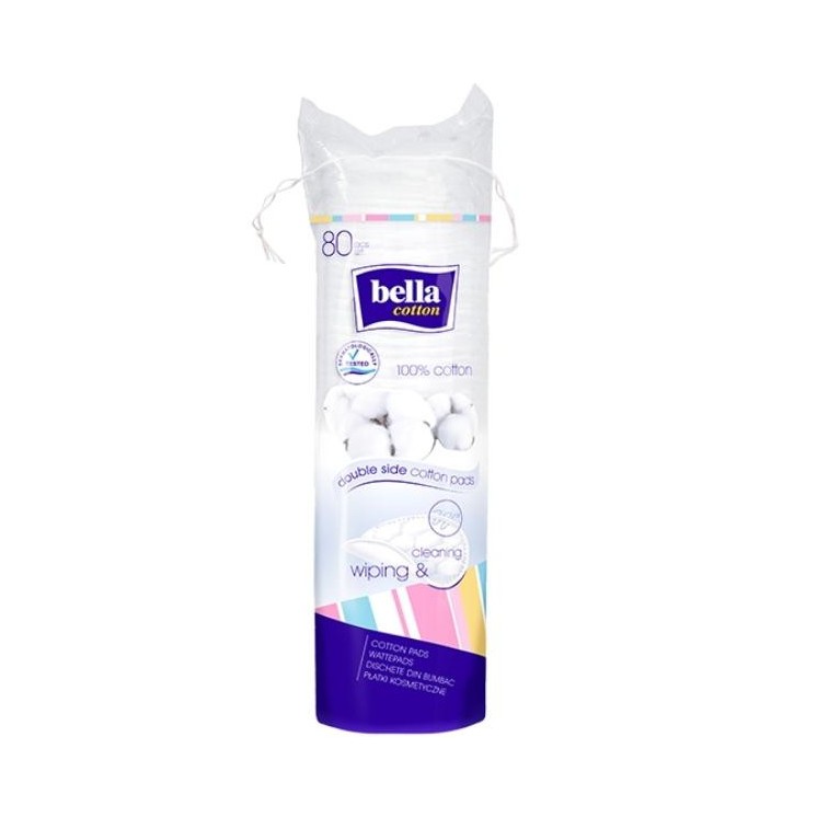 Bella Cotton Płatki kosmetyczne okrągłe 80 sztuk