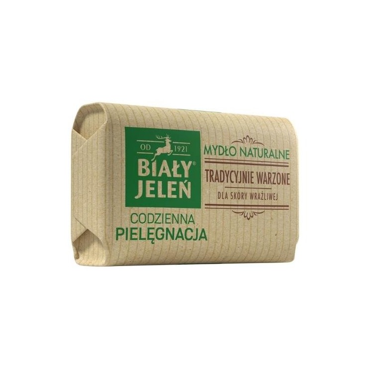 Biały Jeleń Premium Mydło z lnem 100 g