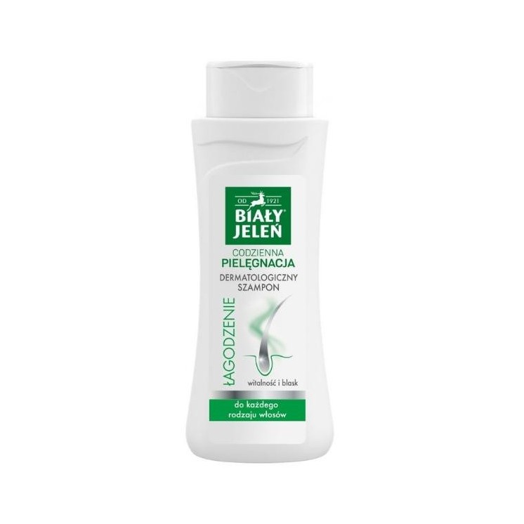 Biały Jeleń Łagodzenie dermatologiczny Szampon do włosów 300 ml