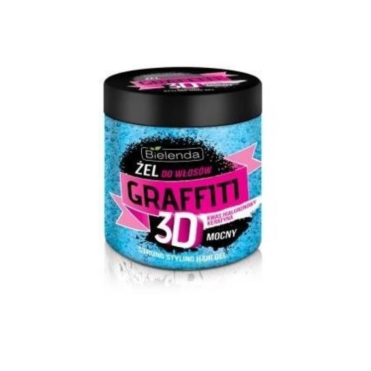 Bielenda Graffiti 3D Żel do włosów mocny 250 ml
