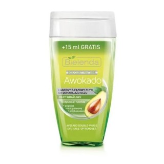 Bielenda Awokado 2-fazowy Płyn do demakijażu oczu 140 ml Bielenda Awokado 2-fazowy Płyn do demakijażu oczu 140 ml