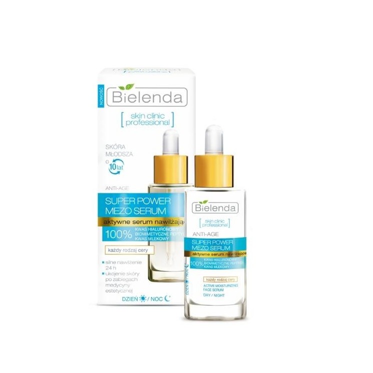 Bielenda Skin Clinic Professional aktywne Serum nawilżające Anti-age 30 ml