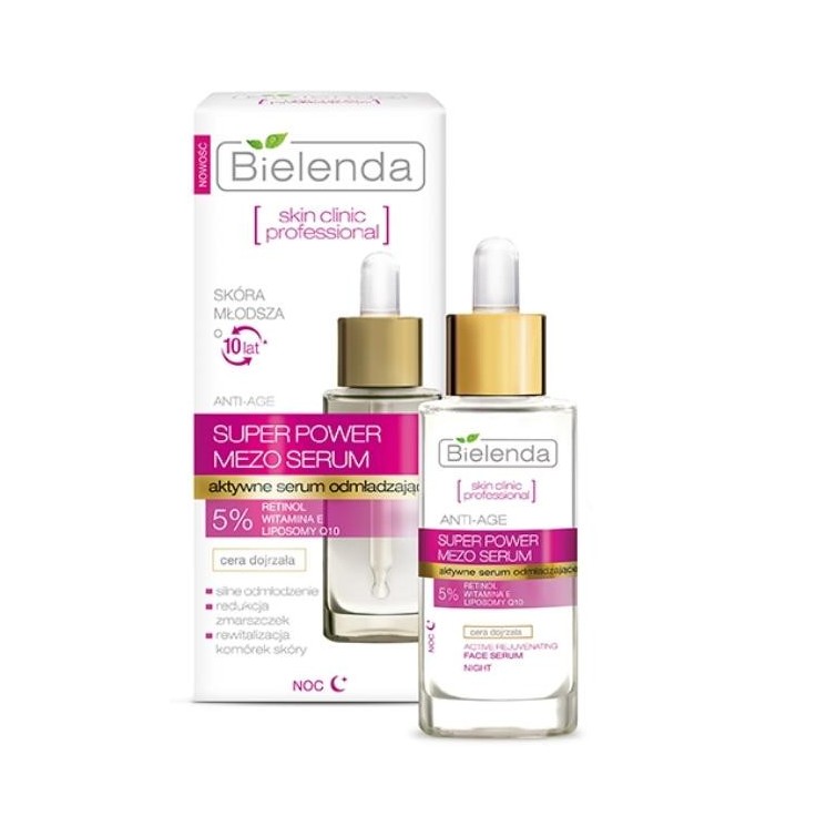Bielenda Skin Clinic Professional активна омолоджуюча Serum для обличчя Anti-age на ніч 30 мл
