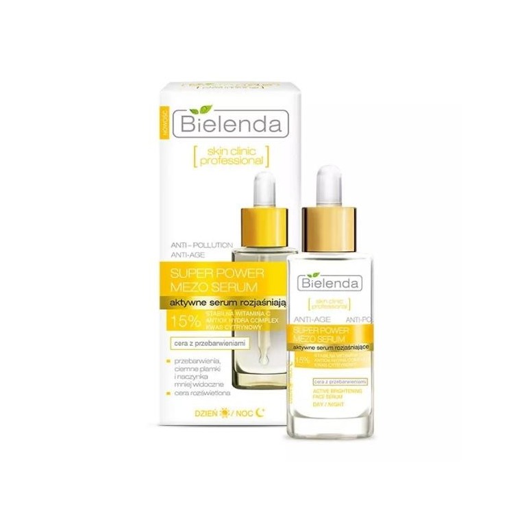 Bielenda Skin Clinic Professional aktywne Serum rozjaśniające dzień/noc 30 ml