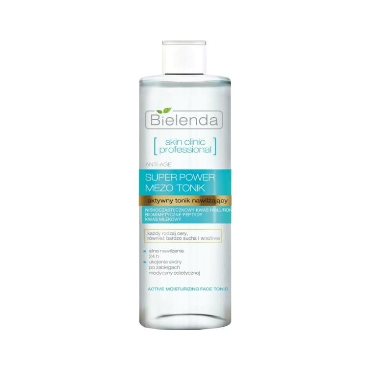 Bielenda Skin Clinic Professional aktywny Tonik nawilżający do każdego rodzaju cery 200 ml