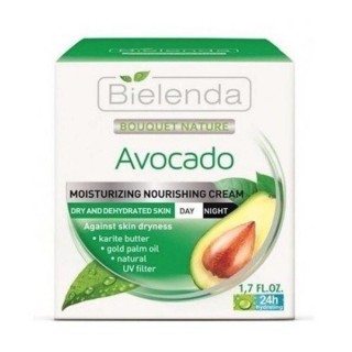 Денний/нічний крем для обличчя Bielenda Avocado 50 мл(31-08-2025)