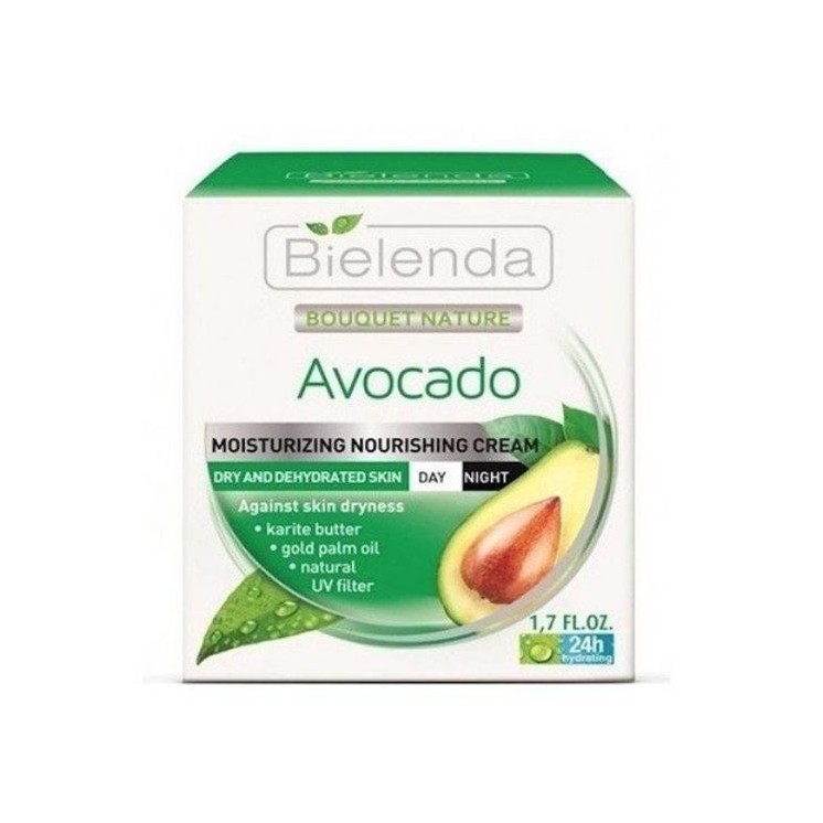Денний/нічний крем для обличчя Bielenda Avocado 50 мл(31-08-2025)