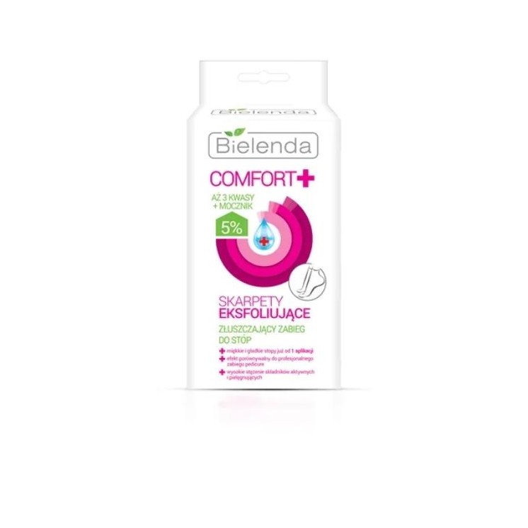 Шкарпетки Bielenda Comfort Exfoliating, відлущуючий засіб для ніг, 2 шт