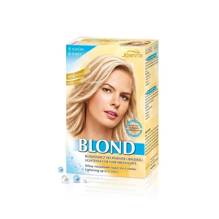Joanna Blond Brightener voor highlights en balayage 6 tonen