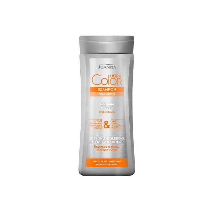 Joanna Ultra Color Szampon do włosów odcienie rudego 200 ml