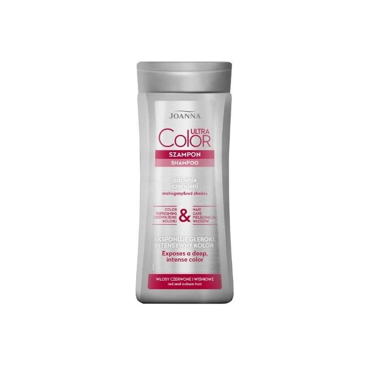 Joanna Ultra Color Szampon do włosów odcienie czerwieni 200 ml