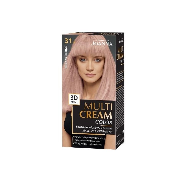 Joanna Multi Cream Color Farba do włosów /31,5/ Różany blond