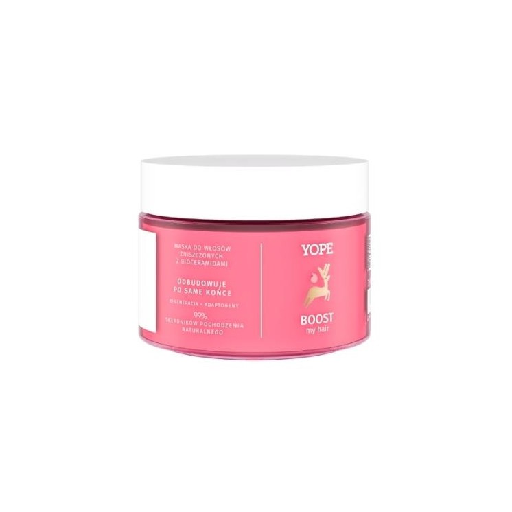 YOPE Boost My Hair Maska do włosów zniszczonych z bioceramidami