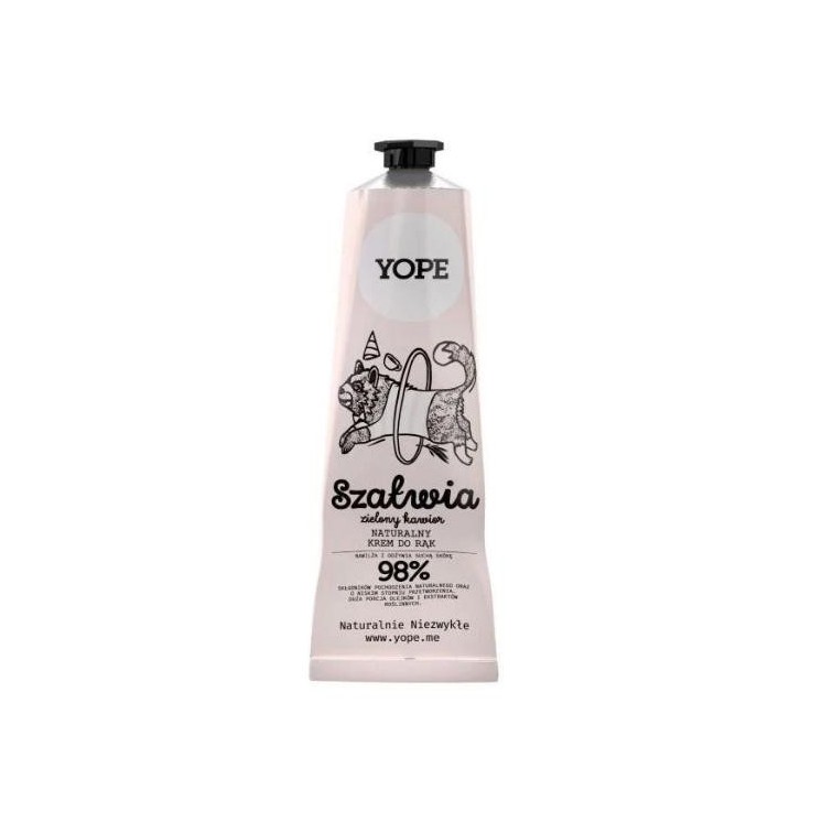 YOPE natuurlijke salie en groene kaviaar handcrème