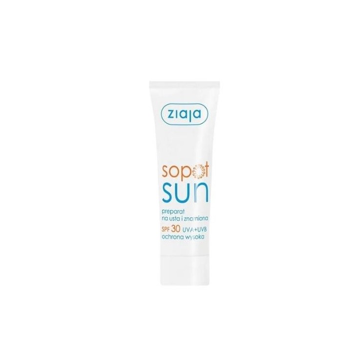 Ziaja Sopot sun засіб для губ і родимок SPF30 з високим рівнем захисту 15 мл