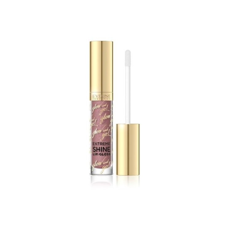 Блиск для губ Eveline Glow and Go /05/ Sparkling Caramel 5 мл