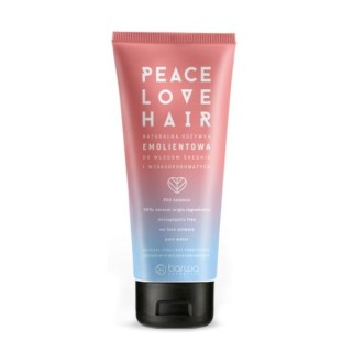 Barwa Peace Love Hair naturalna Odżywka emolientowa do włosów średnio i wysokoporowatych Barwa Peace Love Hair naturalna Odżywka emolientowa do włosów średnio i wysokoporowatych