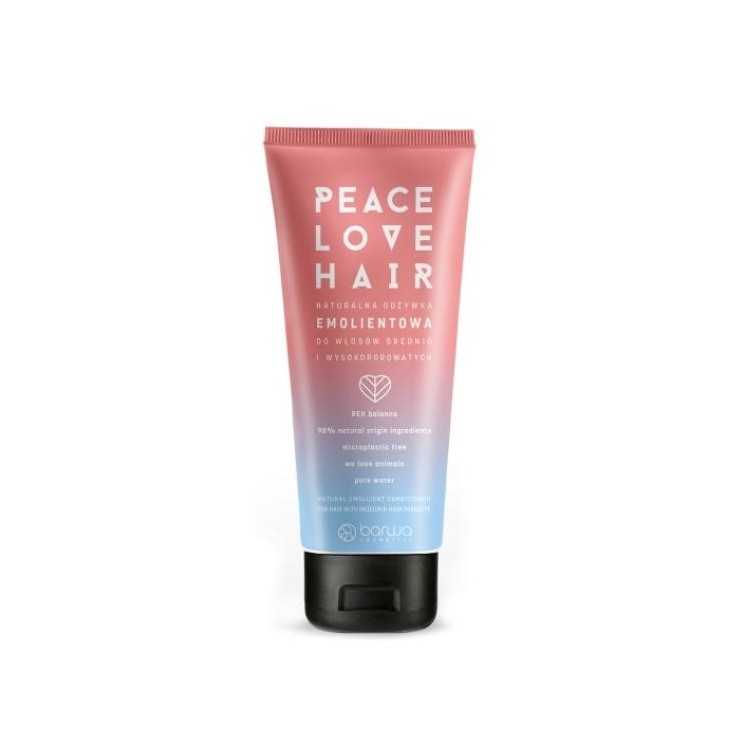 Barwa Peace Love Hair naturalna Odżywka emolientowa do włosów średnio i wysokoporowatych