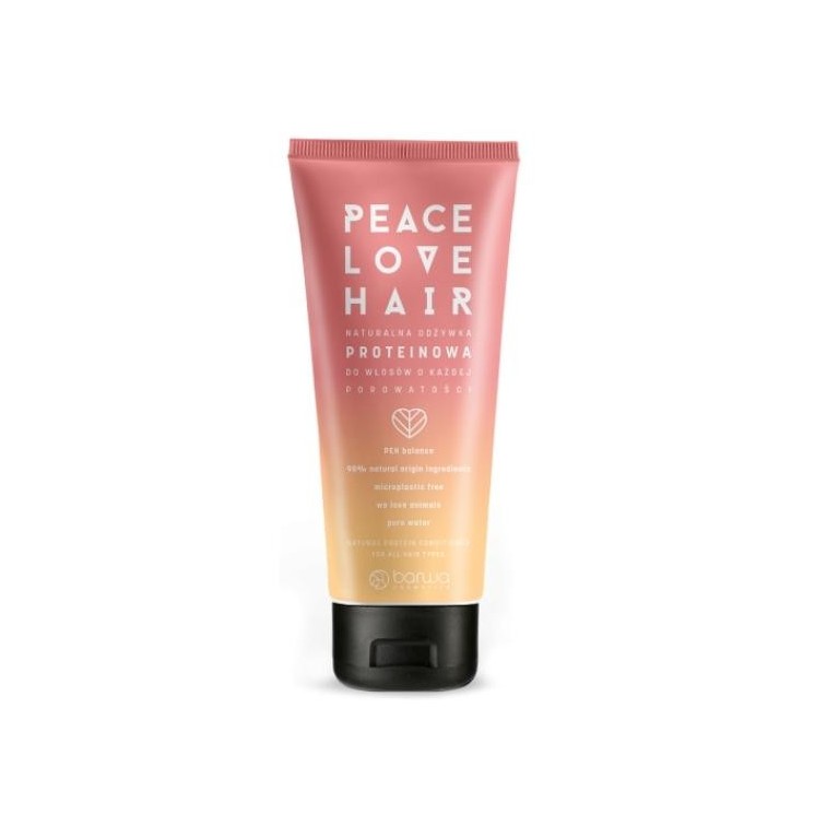 Barwa Peace Love Hair naturalna Odżywka proteinowa do włosów o każdej porowatości