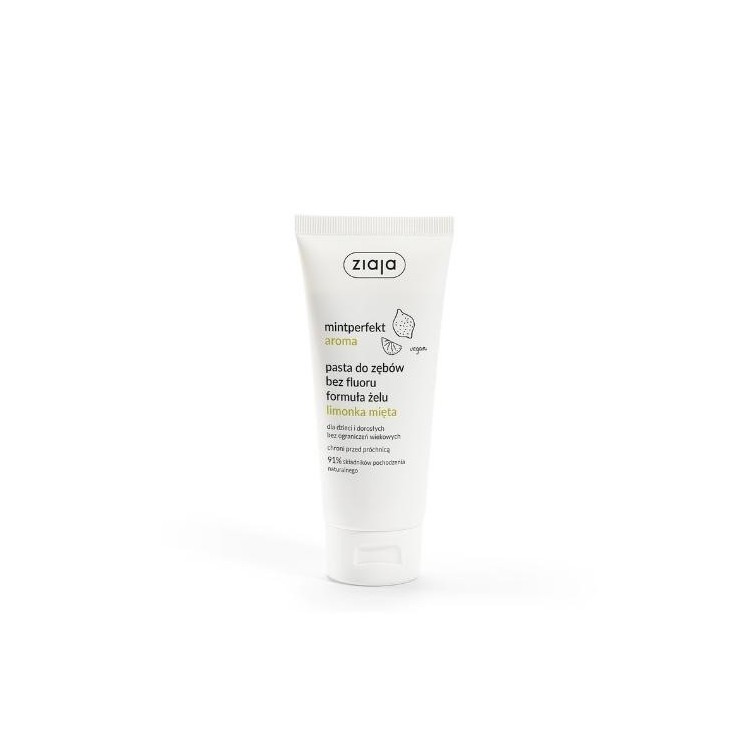 Ziaja Mintperfekt Aroma Toothpaste without fluoride Lime and Mint