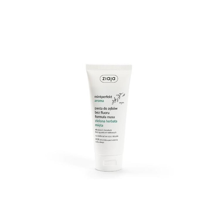 Ziaja Mintperfekt Aroma Toothpaste without fluoride Green Tea and Mint