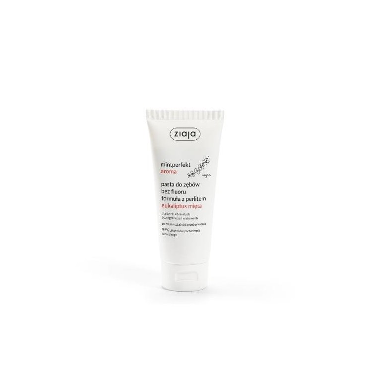 Ziaja Mintperfekt Aroma Tandpasta zonder fluoride Eucalyptus en Munt 100 ml