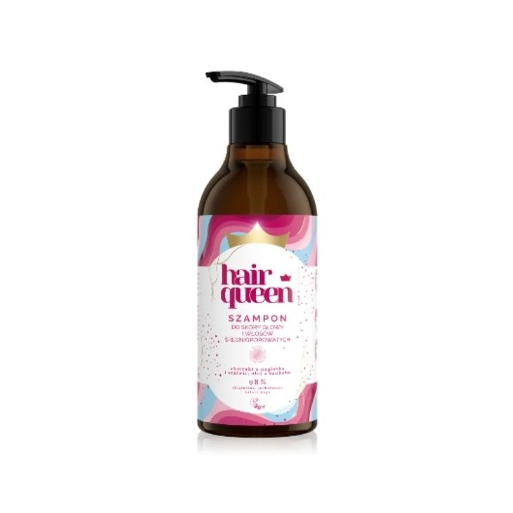 Hair Queen Shampoo voor hoofdhuid en medium poreus haar