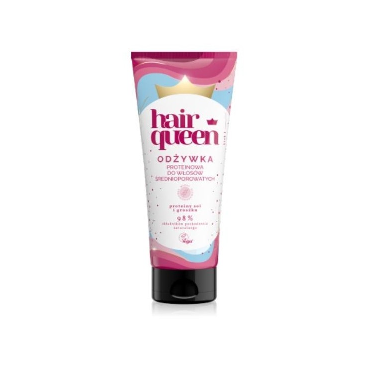 Hair Queen Protein Conditioner voor medium poreus haar