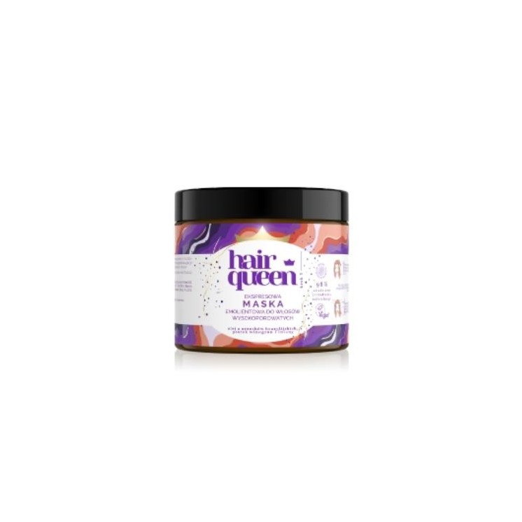 Hair Queen Express Verzachtend masker voor hoog poreus haar