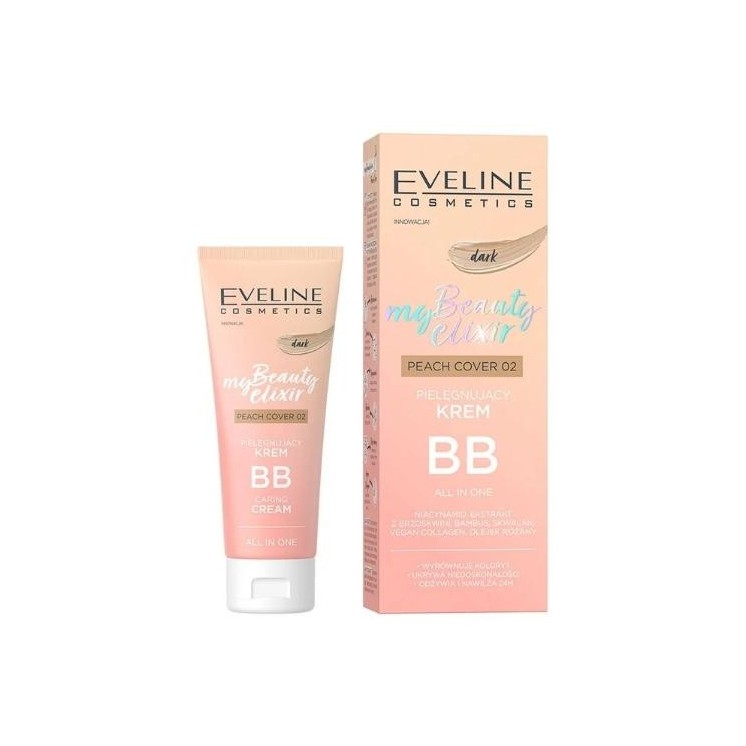 Живильний крем для обличчя Eveline My Beauty Elixir BB Dark Peach 30 мл