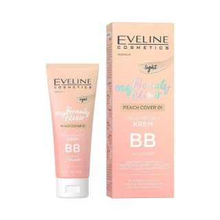 Eveline My Beauty Elixir nourishing face cream BB Light Peach 30 ml Eveline My Beauty Elixir nourishing face cream BB Light Peach 30 ml