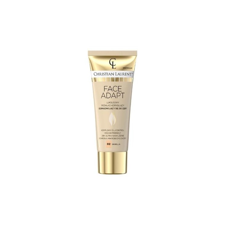 Eveline Christian Laurent Face Adept korygujący Podkład do twarzy /02/ Vanilla 30 ml