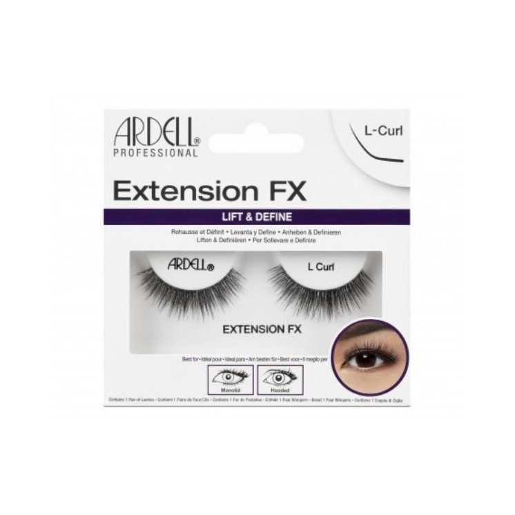 Ardell Extension FX Rzęsy na pasku L-Curl 1 para