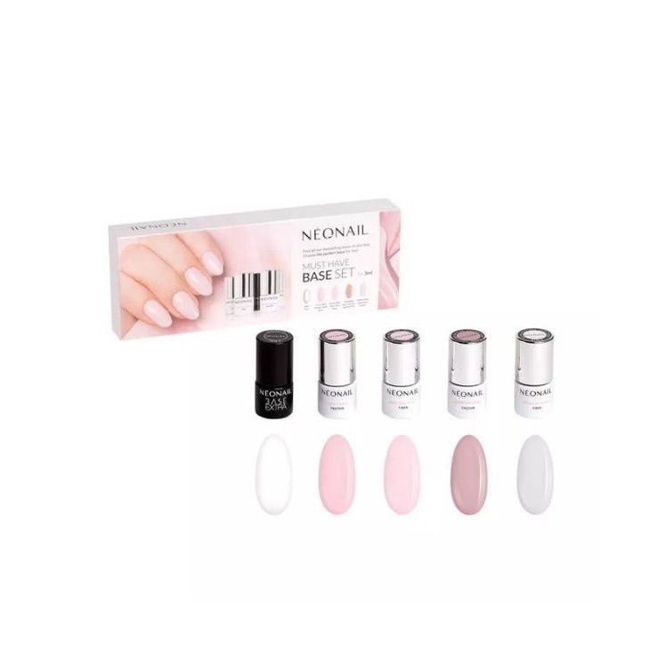 NeoNail Must Have Set of Hybrid Bases 5x3 ml