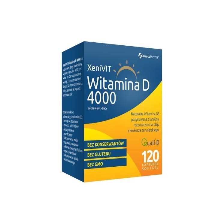 XeniVIT Vitamine D 4000 Forte 120 capsules