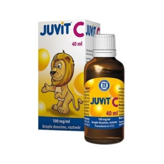 Juvit C 100 mg/ml Druppels voor kinderen vanaf 28 dagen 40 ml