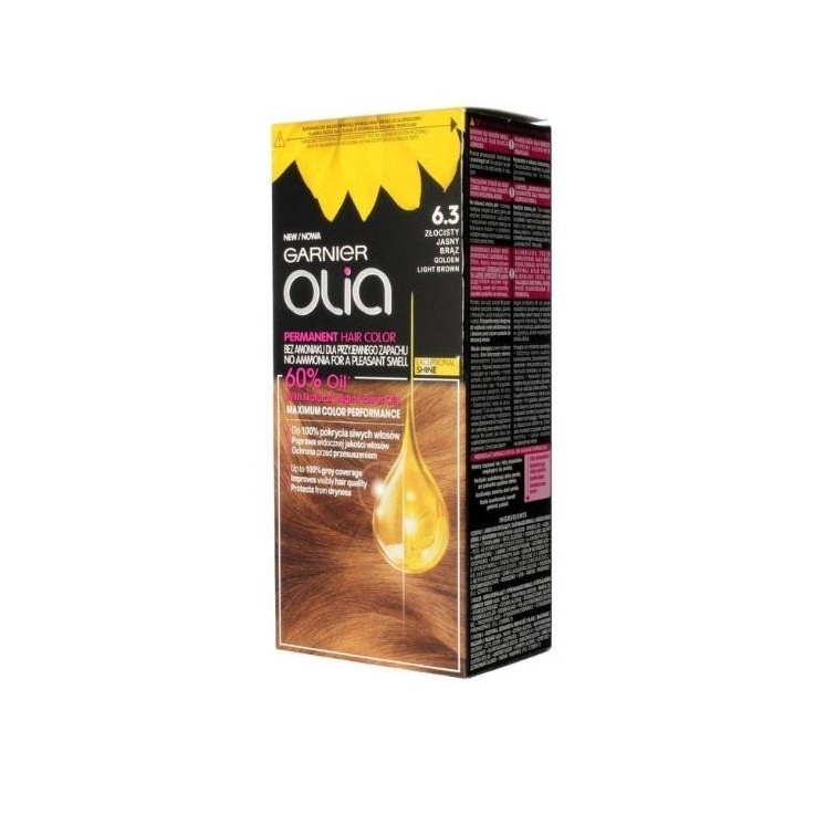 Фарба для волосся Garnier Olia /6.3/ Золотисто-русявий